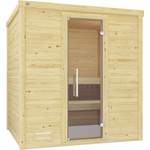 Sauna-Kabine von WEKA, in der Farbe Braun, aus Massivholz, Vorschaubild