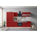 Küchenzeile von Respekta, in der Farbe Rot, aus Holzwerkstoff, Vorschaubild