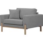 Loungesessel von OTTO products, in der Farbe Grau, aus Massivholz, andere Perspektive, Vorschaubild