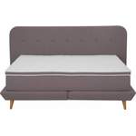 Boxspringbett von andas, in der Farbe Grau, aus Strukturstoff, andere Perspektive, Vorschaubild