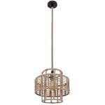 Deckenlampe von GLOBO Lighting, in der Farbe Braun, aus Metall, andere Perspektive, Vorschaubild