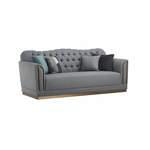 Chesterfieldsofa von JVmoebel, in der Farbe Grau, aus Textil, Vorschaubild