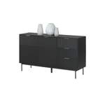 Sideboard, in der Farbe Schwarz, aus Holzwerkstoff, andere Perspektive, Vorschaubild