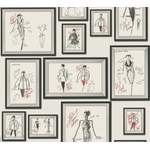 Bildrahmen von Karl Lagerfeld, in der Farbe Schwarz, aus Textil, andere Perspektive, Vorschaubild