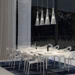 Pendelleuchte von Selène, in der Farbe Weiss, aus Glas, andere Perspektive, Vorschaubild