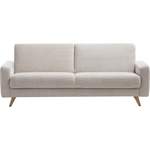 2/3-Sitzer Sofa, in der Farbe Beige, aus Cord, andere Perspektive, Vorschaubild