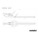 Heckenschere von Metabo, in der Farbe Grün, andere Perspektive, Vorschaubild