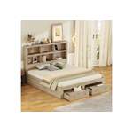 Boxspringbett von OKWISH, in der Farbe Beige, aus Kiefernholz, andere Perspektive, Vorschaubild