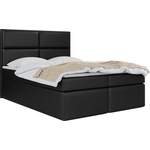 Boxspringbett von WFL GROUP, in der Farbe Schwarz, andere Perspektive, Vorschaubild