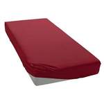 Bettlaken von bellana, in der Farbe Rot, aus Jersey, andere Perspektive, Vorschaubild