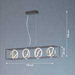 Deckenlampe von Fischer Honsel, in der Farbe Schwarz, aus Kunststoff, andere Perspektive, Vorschaubild