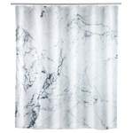 Duschvorhang von Wenko, in der Farbe Weiss, aus Polyester, Vorschaubild