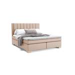 Boxspringbett von PANDA MÖBEL GmbH, in der Farbe Beige, aus Stoff, andere Perspektive, Vorschaubild