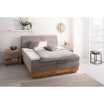 Boxspringbett von OTTO products, in der Farbe Grau, aus Massivholz, andere Perspektive, Vorschaubild