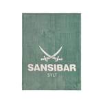Bettuberwurf von Sansibar, in der Farbe Grün, aus Baumwolle, andere Perspektive, Vorschaubild