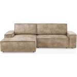 Ecksofa von home affaire, in der Farbe Beige, andere Perspektive, Vorschaubild