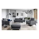 Sofagarnitur von Stylefy, in der Farbe Grau, aus Velours, andere Perspektive, Vorschaubild