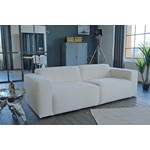 2/3-Sitzer Sofa von KAWOLA, in der Farbe Weiss, aus Stoff, andere Perspektive, Vorschaubild