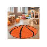 Kinderteppich von SIMPEX24, in der Farbe Orange, andere Perspektive, Vorschaubild