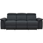 2/3-Sitzer Sofa von PLACES OF STYLE, in der Farbe Grau, aus Kunstleder, andere Perspektive, Vorschaubild