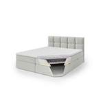 Boxspringbett von Livetastic, in der Farbe Grau, aus Textil, andere Perspektive, Vorschaubild