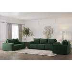 Sofagarnitur von Fun Möbel, in der Farbe Grün, aus Polyurethan, andere Perspektive, Vorschaubild