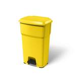 Mülleimer von ROTHO, in der Farbe Gelb, aus Kunststoff, andere Perspektive, Vorschaubild