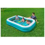 Schwimmbecken von Bestway, in der Farbe Blau, aus Pvc, andere Perspektive, Vorschaubild