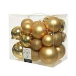 Christbaumschmuck von Decoris, in der Farbe Gold, aus Kunststoff, andere Perspektive, Vorschaubild