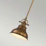 Deckenlampe von Elstead Lighting, in der Farbe Gold, aus Metall, andere Perspektive, Vorschaubild