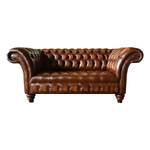 2/3-Sitzer Sofa von JVmoebel, in der Farbe Braun, aus Leder, andere Perspektive, Vorschaubild