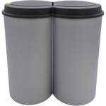 Mülleimer von SPETEBO, in der Farbe Grau, aus Kunststoff, Vorschaubild