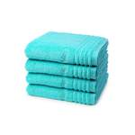 Handtuch-Set von VOSSEN, in der Farbe Blau, aus Baumwolle, andere Perspektive, Vorschaubild