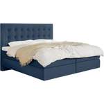 Boxspringbett von Schlaraffia, in der Farbe Blau, andere Perspektive, Vorschaubild