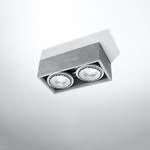 Deckenlampe von SOLLUX lighting, in der Farbe Grau, aus Beton, andere Perspektive, Vorschaubild