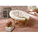 Rattansessel von home affaire, in der Farbe Beige, aus Polyester, andere Perspektive, Vorschaubild