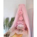 Baldachin von Baby Fancyroom, in der Farbe Rosa, andere Perspektive, Vorschaubild