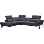 Ecksofa von Egoitaliano, in der Farbe Grau, aus Holzwerkstoff, andere Perspektive, Vorschaubild