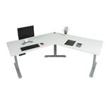 Schreibtisch von MCW, in der Farbe Grau, aus Faserplatte, Vorschaubild