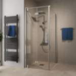 Dusch von Breuer, in der Farbe Silber, aus Sicherheitsglas, andere Perspektive, Vorschaubild