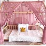 Baldachin von Baby Fancyroom, in der Farbe Rosa, andere Perspektive, Vorschaubild