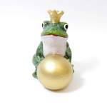 Gartenfigur Froschkönig der Marke Happy Larry