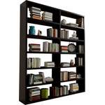 Bücherregal von fif möbel, in der Farbe Schwarz, aus Wabenplatte, andere Perspektive, Vorschaubild