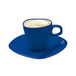 Milchkaffeetassen-Doppelset blau