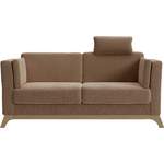 2/3-Sitzer Sofa von home affaire, in der Farbe Braun, aus Chenille, andere Perspektive, Vorschaubild