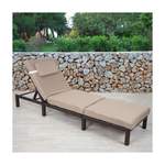 Poly-Rattan Sonnenliege der Marke MCW