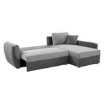2/3-Sitzer Sofa, in der Farbe Grau, aus Microfaser, andere Perspektive, Vorschaubild