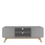 Lowboard von Möbel4Life, in der Farbe Grau, aus Spanplatte, andere Perspektive, Vorschaubild