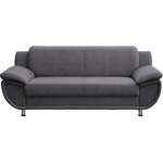 2/3-Sitzer Sofa von TRENDMANUFAKTUR, in der Farbe Grau, aus Microfaser, andere Perspektive, Vorschaubild