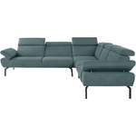 Ecksofa von PLACES OF STYLE, in der Farbe Blau, andere Perspektive, Vorschaubild